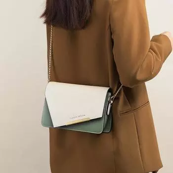 Сумка женская 2025 лето новая женская сумка сумка-мессенджер кожаная маленькая сумка нишевая высококлассная универсальная маленькая квадратная сумка