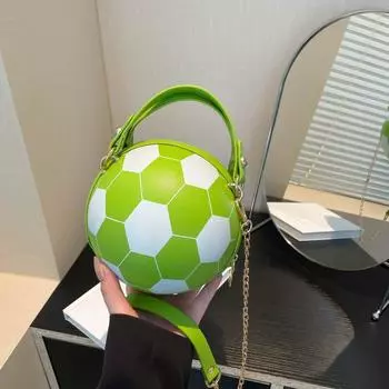 Сумка женская ins персонализированная баскетбольная сумка новая универсальная сумка через плечо корейская версия маленькая круглая сумка женская сумка чёрный