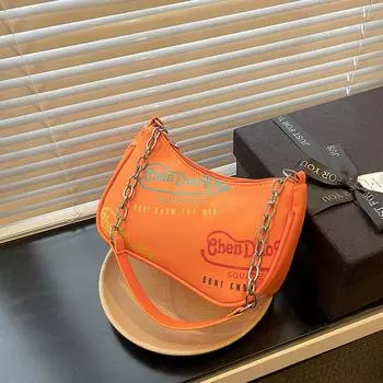 Сумка женская летняя 2024 года, новая повседневная сумка для поездок на работу, сумка через плечо, индивидуальная трендовая сумка через плечо, модная сумка Niche чёрный