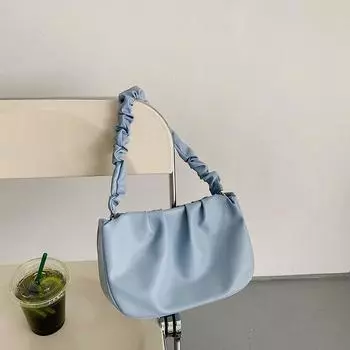 Сумка женская летняя Niche 2024 новая универсальная сумка через плечо Cloud оригинальная сумка через подмышку уникальная складная маленькая сумка белый