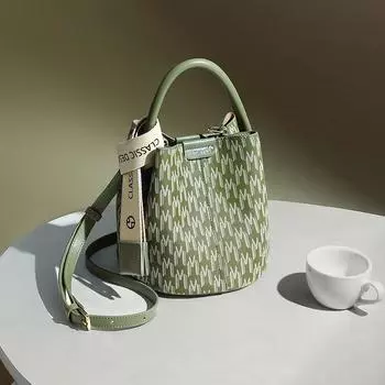 Сумка женская летняя сумка-ведро сумка через плечо кожаная высококачественная большая вместительная сумка