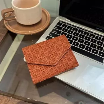 Сумка женская маленькая и ультратонкая многофункциональная однотонная сумка для карт, встроенный зажим для карт 2025 года зелёный