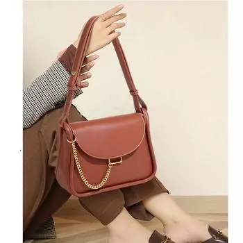 Сумка женская мягкая нишевая дизайнерская сумка через плечо, модная сумка-мессенджер, портативная сумка в форме тофу (20cm<Max Length<30cm)