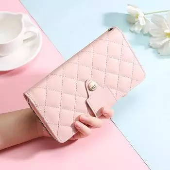 Сумка женская новая длинная дамская сумочка женская сумка для мобильного телефона кошелек многофункциональная сумка для карт маленькая сумочка для девочек чёрный