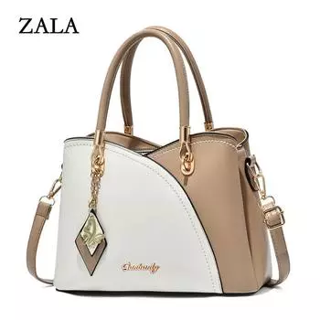 Сумка женская новая модная сумка большая вместительная клетчатая контрастного цвета сумка для женщин среднего возраста сумка через одно плечо