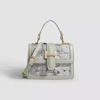 Сумка женская осенняя популярная китайская вышивка стиль маленькая квадратная сумка Peninsula Iron Box одно плечо сумка через плечо розовый