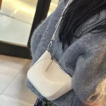 Сумка женская Премиум женская сумка легкая универсальная сумка-пельмень кожаная повседневная сумка через плечо на одно плечо коричневый