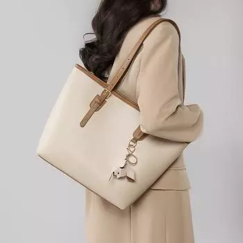 Сумка женская простая однотонная сумка на плечо текстура колледж пригородная сумка класс