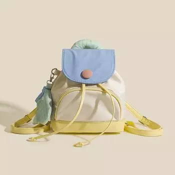 Сумка женская пуговица рюкзак милый мультфильм маленький школьный рюкзак мини модный рюкзак