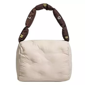 Сумка женская пуховая сумка маленькая симпатичная сумка-подушка осенне-зимняя сумка на плечо квадратная сумка-торт для яиц женская