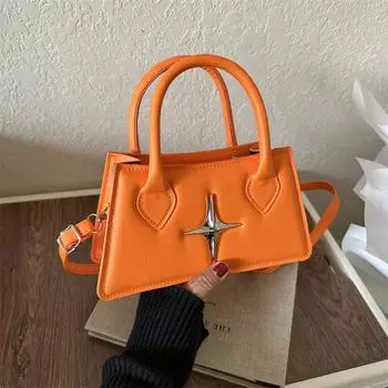 Сумка женская ретро персонализированная сумка-мессенджер 2024 осень новая корейская версия маленькая квадратная сумка женская сумка повседневная сумка через плечо для поездок на работу чёрный