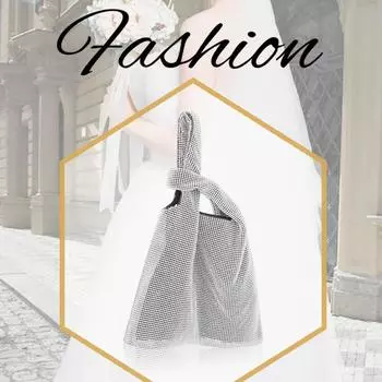 Сумка женская сумка 2024 года новая вечерняя легкая роскошная сумка для ужина блестящая маленькая сумка жилет сумка Premium Sense Diamond Set чёрный