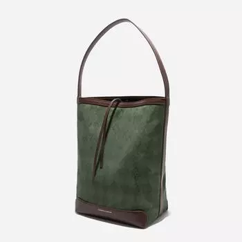 Сумка женская сумка большая вместительная сумка 2023 новая женская сумка-ведро подарок на день рождения для поездок на работу зеленый длинный 24см ширина 15см высота 33см зелёный