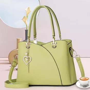 Сумка женская сумка большой емкости новинка 2024 года ручная одноплечевая диагональная крестообразная женская сумка универсальная и элегантная для женщин чёрный