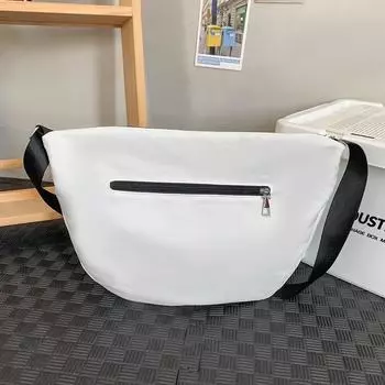 Сумка женская сумка через плечо 2024 новая осенняя сумка большой емкости Niche Design Premium наплечная сумка-пельмень чёрный