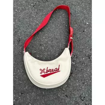 Сумка Женская сумка через плечо на одно плечо Большая вместимость Студенческий класс Sweet Cool Spice пригородная сумка для пельменей длина 33 см в ширину, 10 см в высоту 29 см белый