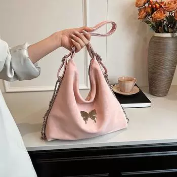 Сумка Женская сумка через плечо с цепочкой Сумка через плечо через плечо чёрный