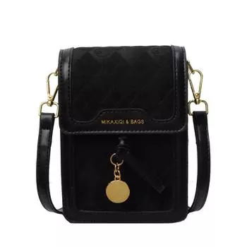 Сумка Женская Сумка для Мобильного Телефона Новая Женская Сумка с Принтом Сумка Мессенджер Сумка на Плечо Мини-Сумка