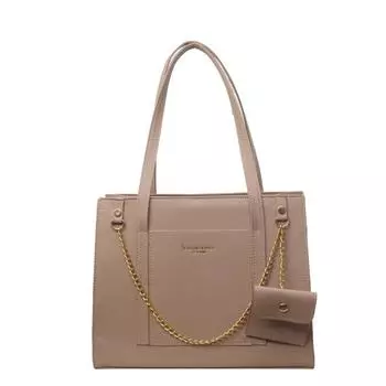 Сумка женская сумка модная маленькая квадратная сумка нишевая детская и материнская сумка на плечо текстурированная цепочка сумка хаки