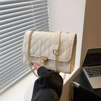 Сумка женская сумка новинка 2024 года лето простая модная сумка через плечо модная корейская версия простая маленькая сумка для поездок на работу чёрный