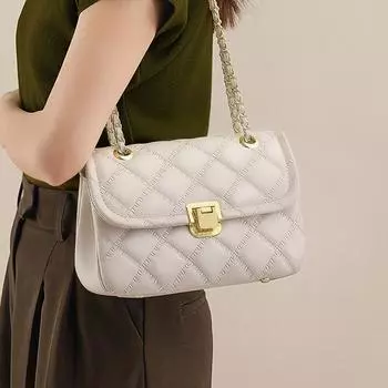 Сумка женская сумка сумка через плечо весна/лето кожа высокого качества маленькая парфюмерная сумка на цепочке