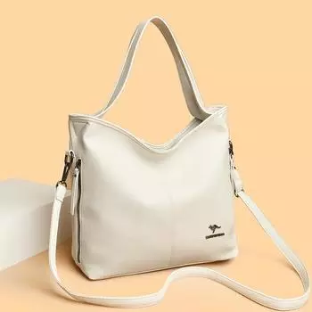Сумка женская сумка сумка через плечо женская сумка через плечо женская сумка-ведро большой вместимости женская сумка среднего возраста белый