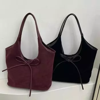 Сумка женская сумка-тоут повседневная сумка для поездок на работу женская сумка через плечо подмышкой с магнитной застежкой большая сумка-хобо чёрный