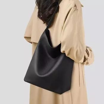 Сумка женская Tote крайняя плоть простая повседневная ведро крайняя плоть подмышка плечо большая сумка