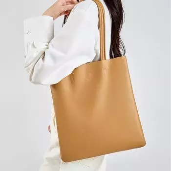 Сумка женская универсальная сумка через плечо женская премиум-сумка Sense Niche большая вместительная женская сумка-ведро из натуральной кожи