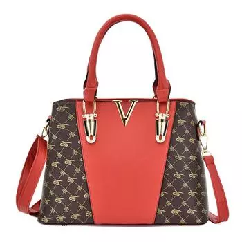 Сумка женская универсальная сумка женская сумка контрастного цвета сращивание сумка через плечо косая сумка один источник сумки чёрный