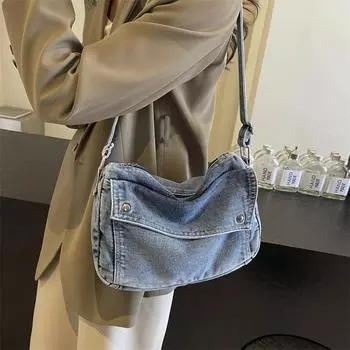 Сумки через плечо Cowboy Zipper, новые модные, популярные, однотонные, простые, большой емкости, сумки через плечо, мягкие, универсальные, женские сумки