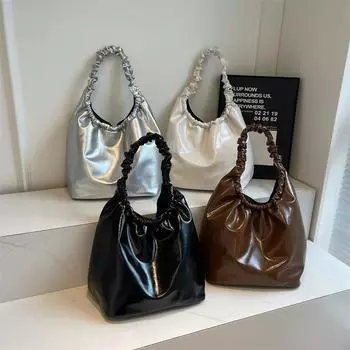 Сумки через плечо для женщин Дизайнерские сумки Универсальная ручная сумка-тоут для женщин Сумки через плечо Кошельки и дамские сумочки one size чёрный