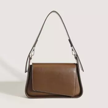 Сумки через плечо для женщин, новые повседневные сумки из искусственной кожи под мышками, однотонные женские сумки с клапаном и верхней ручкой, женские сумки