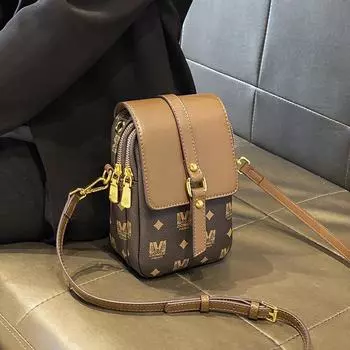 Сумки через плечо для женщин Роскошный кожаный кошелек для сотового телефона Дизайнерская сумка через плечо Женская дорожная сумочка