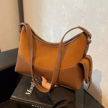 Сумки через плечо из цельного ПУ в стиле ретро с матовым эффектом для женщин, большая вместимость, дорожная сумка, повседневный дизайн через плечо