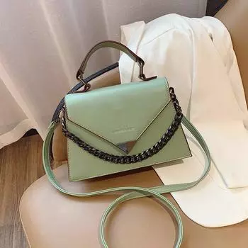 Сумки через плечо из цельной кожи для женщин Роскошные сумки для женщин Сумки-мессенджеры через плечо Женские сумки