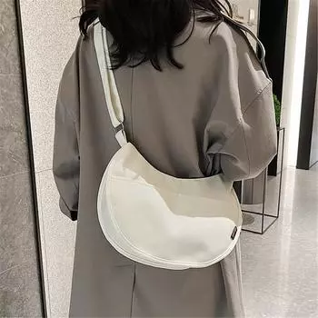 Сумки через плечо из холста для поездок на работу, сумка-мессенджер, студенческий рюкзак для студентов, женская однотонная сумка через плечо зелёный