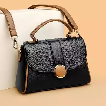 Сумки через плечо из искусственной кожи для женщин, сумки через плечо для отдыха, сумки-мессенджеры, роскошные дизайнерские, высокого качества, однотонные, новые