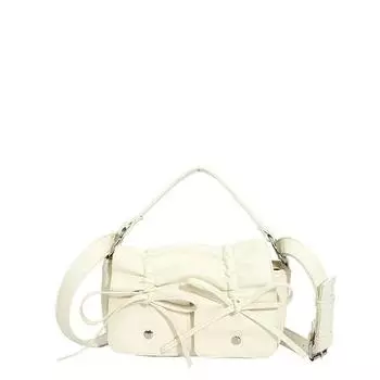 Сумки через плечо из искусственной кожи с застежкой-молнией для женщин Simplicity Crossbody Bags Monochrome Zipper Bow