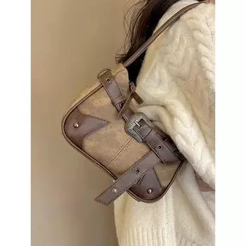 Сумки через плечо из искусственной кожи с поясным дизайном для женщин, модные сумки-полумесяцы подмышками, женские сумки и кошельки для поездок на работу