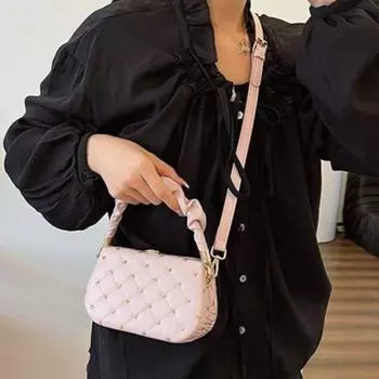 Сумки через плечо из искусственной кожи с бусинами, женские, с цепочкой, на распродаже, высококачественные, маленькие квадратные сумки, прочные, модные, сумки через плечо