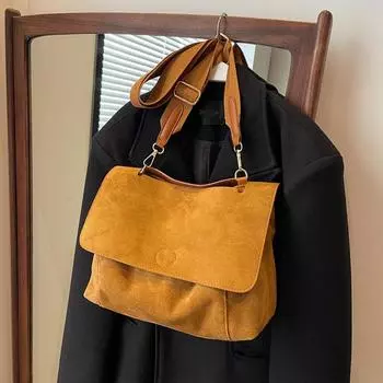 Сумки через плечо из искусственной кожи с клапаном для женщин, винтажная сумка через плечо с широким ремешком, большая вместимость, женские дизайнерские сумки, сумка-тоут