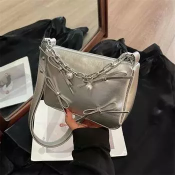 Сумки через плечо из искусственной кожи с внутренней отделкой для женщин, сумки на молнии с прошивкой, сплошная мода