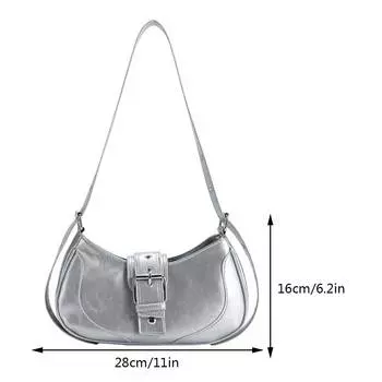 Сумки через плечо из искусственной кожи, женская шикарная сумка через плечо, пикантная женская сумка в стиле панк, простая женская сумка через плечо, сумка