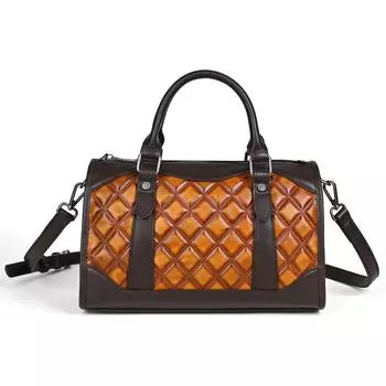 Сумки через плечо из натуральной кожи для женщин, модные сумки, винтажный дизайн, сумка через плечо, кошелек GZW 30cm*20cm*10cm