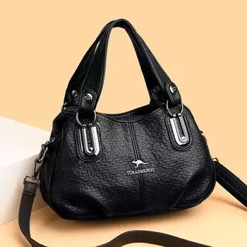 Сумки через плечо из натуральной кожи для женщин Роскошные сумки для женщин Большие дизайнерские сумки-тоуты Мягкие сумки через плечо