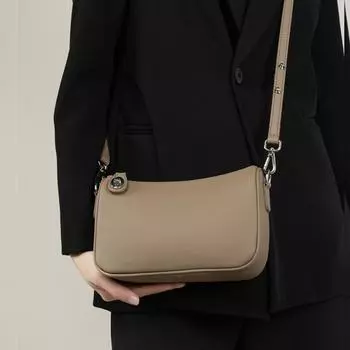 Сумки через плечо из натуральной кожи для женщин, модные дизайнерские сумки через плечо и кошельки для женщин