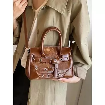 Сумки через плечо из текстурированной искусственной кожи для женщин, высококачественные сумки с ремнем, модные женские сумки через плечо