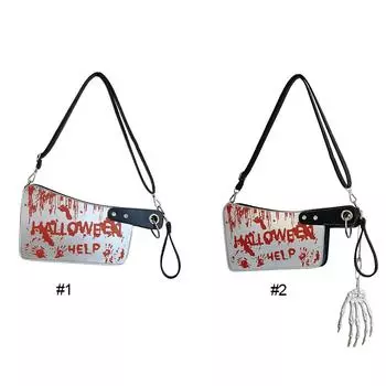 Сумки через плечо на Хэллоуин с регулируемым ремешком из искусственной кожи, готическая сумка-клатч * Style 1