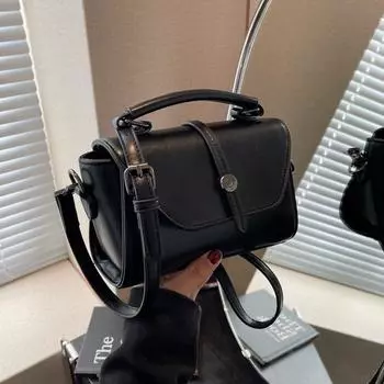 Сумки через плечо PU Hasp для женщин универсальные ретро сумки через плечо элегантные и новые